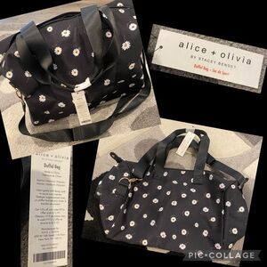 New Alice and Olivia crossbody duffel bag